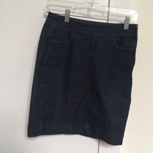 Denim Skirt with Stretch